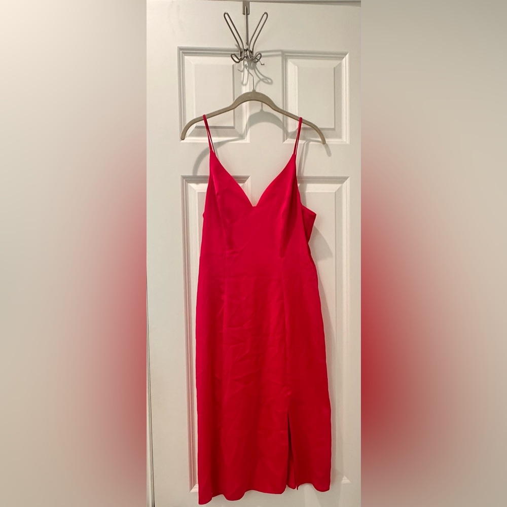 Never worn express brand slip dress pink